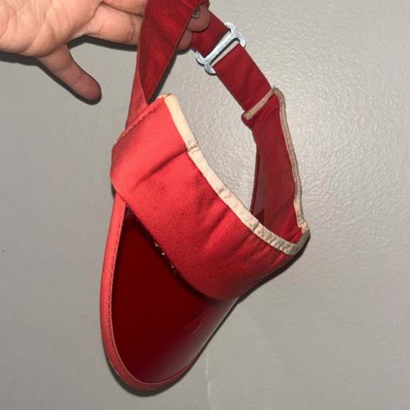 Vintage Red Visor - Picture 2 of 4
